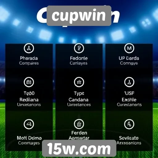 Análise das funcionalidades do site Cupwin